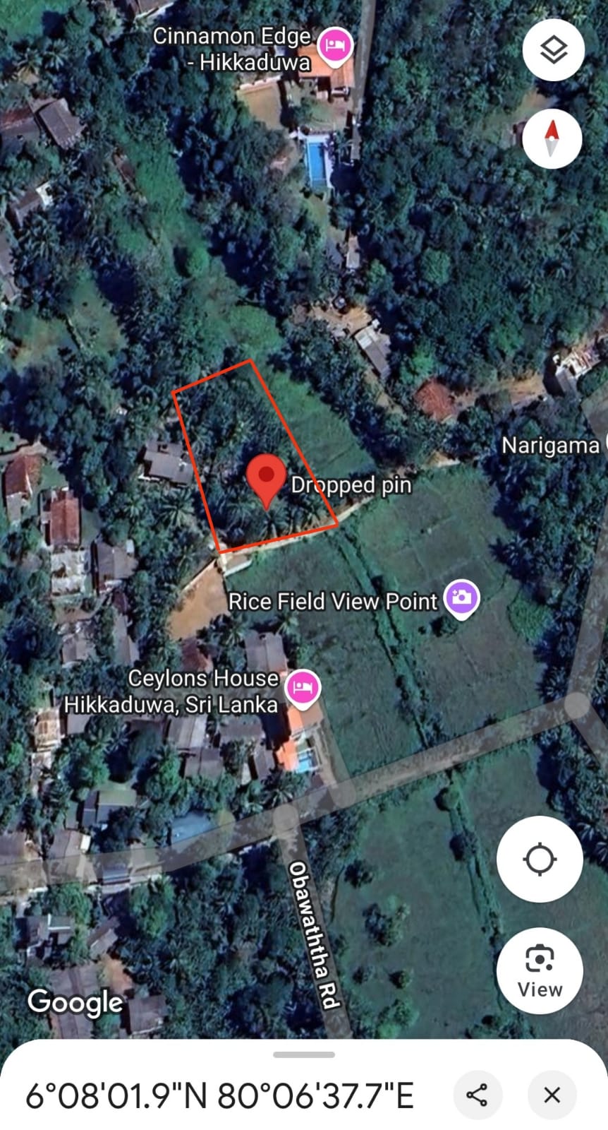 Land for Sale in Hikkaduwa
