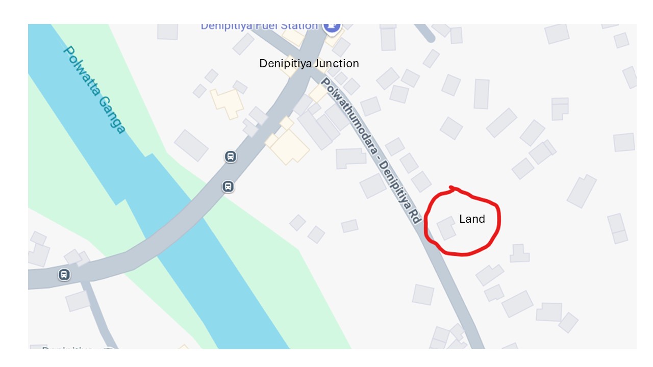 95 Perch Land for Sale – Denipitiya Weligama