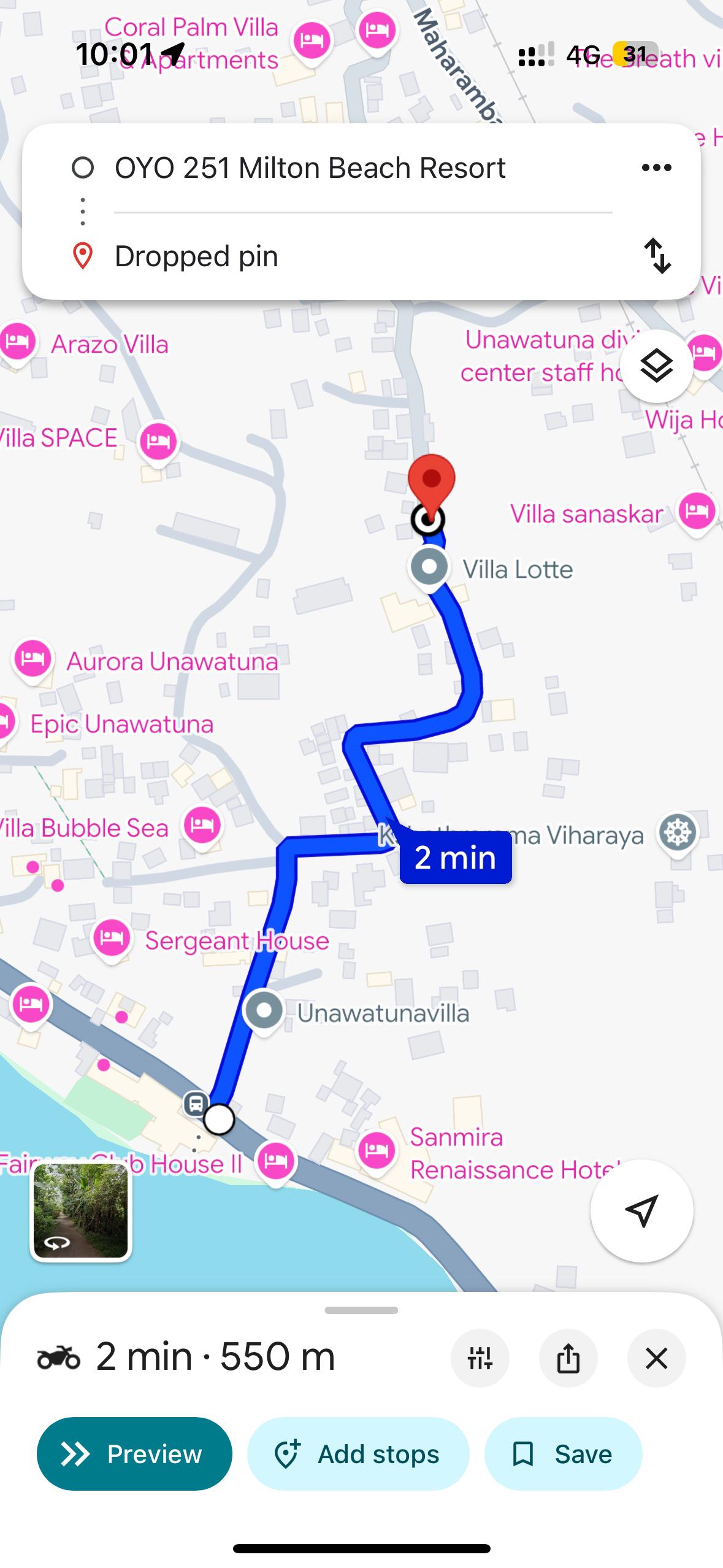 Half-Built House With Land For Sale In Unawatuna