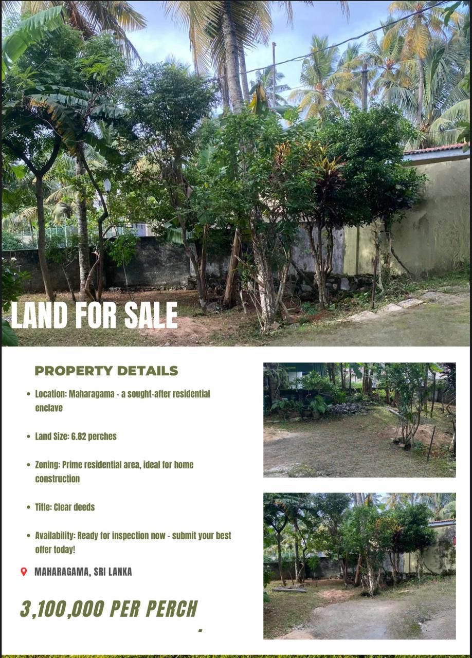 Land For Sale In Maharagama
