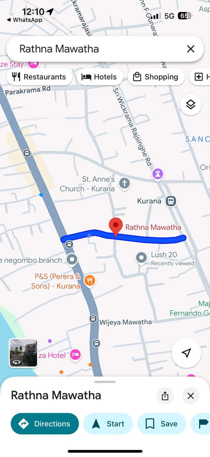 මීගමුව මහ නගර සභාව කුරණ රත්න මාවත විකිණීමට ඇති ඉඩම