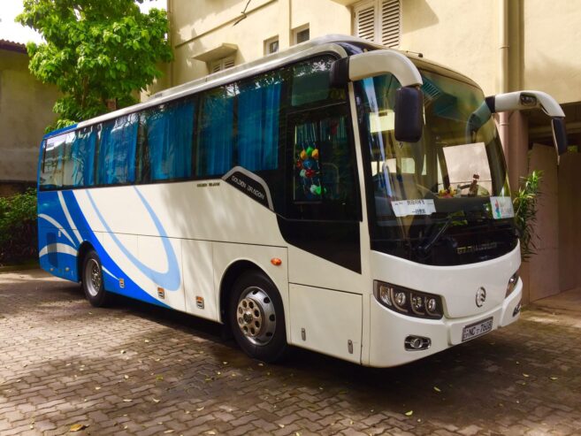 very high comfortable bus for vip person, colombo and kandy