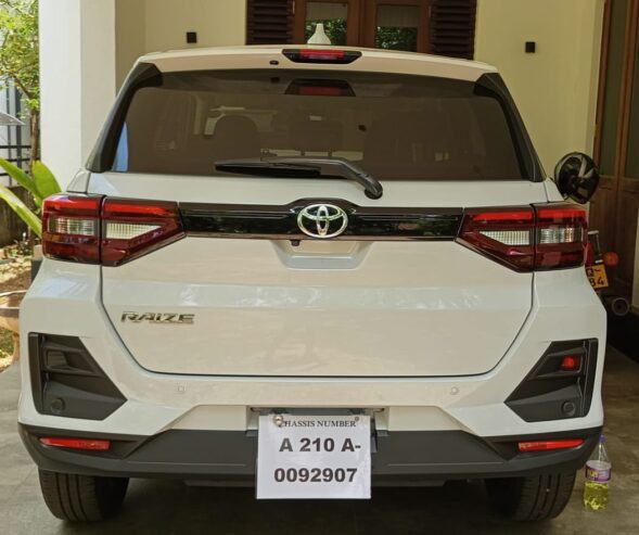 Toyota Raize Z Grade 2025