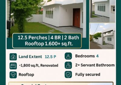🏡 Newly Renovated Modern Home for Sale – Wewala, Horana!
