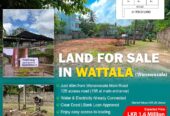 Land for Sale in Wattala, Near Wanwasala Station