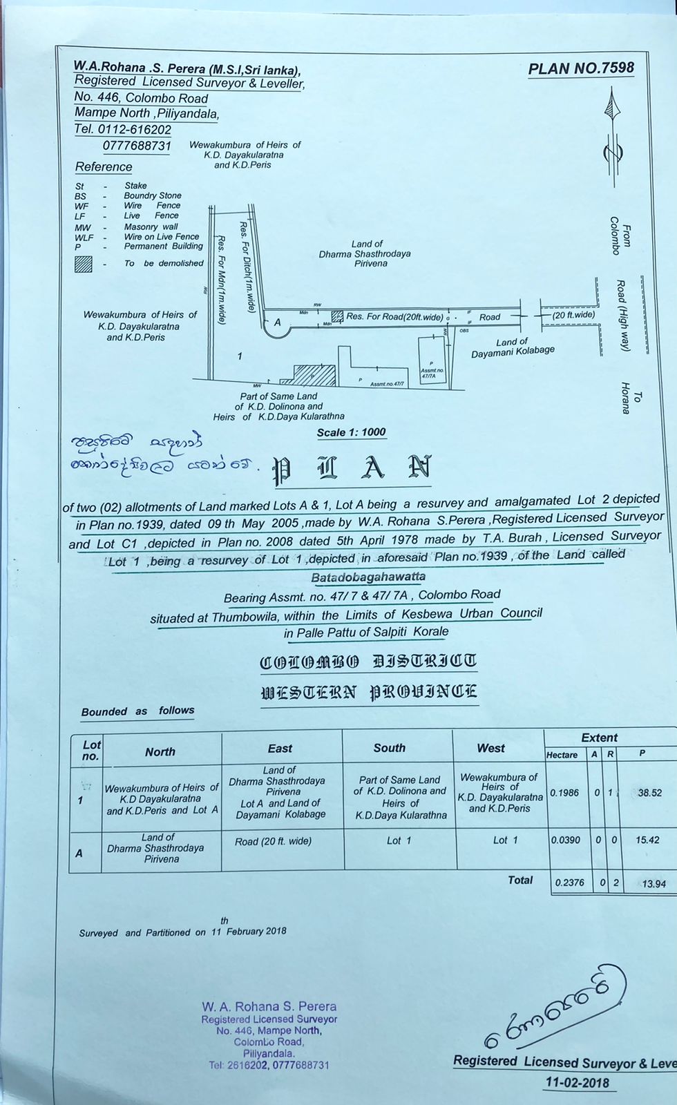 Commercial Property for sale in heart of Piliyandala