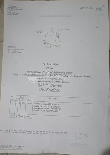 Land For Sale In Badulla