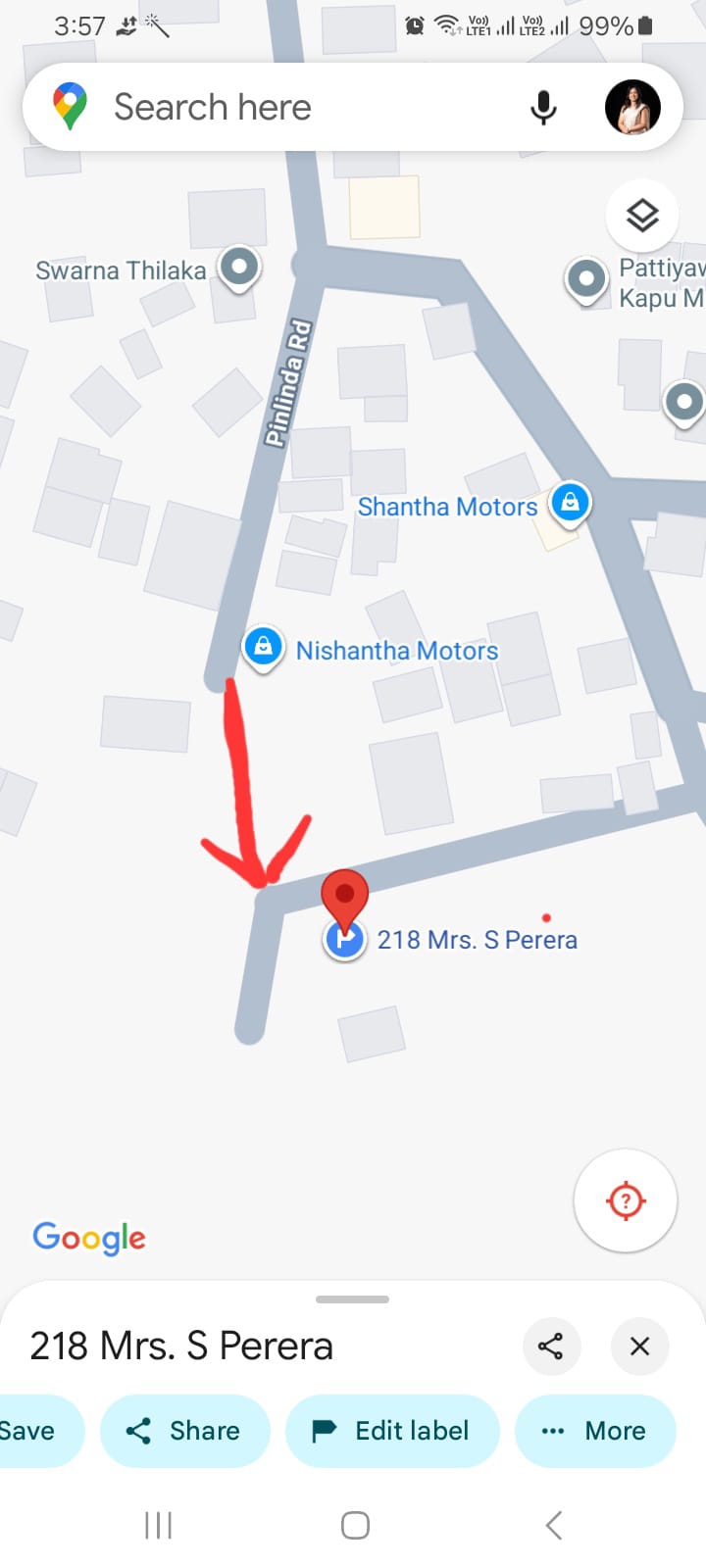 Land with Half Built Two Story House for Sale in Kaduwela