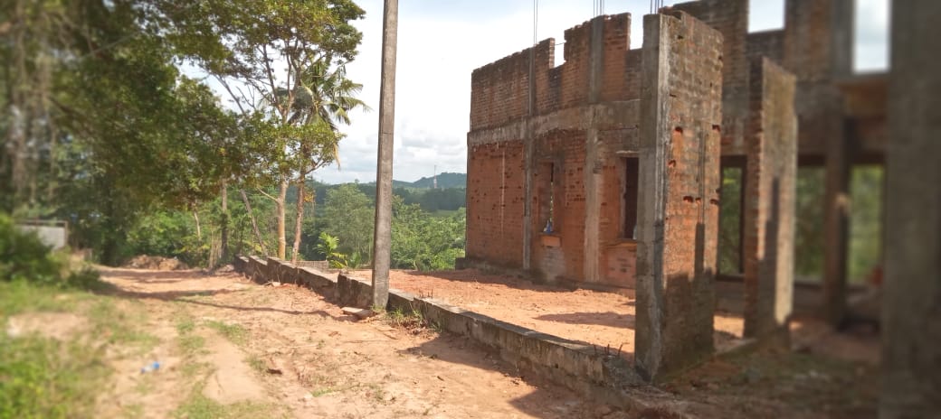 Land with Half Built Two Story House for Sale in Kaduwela