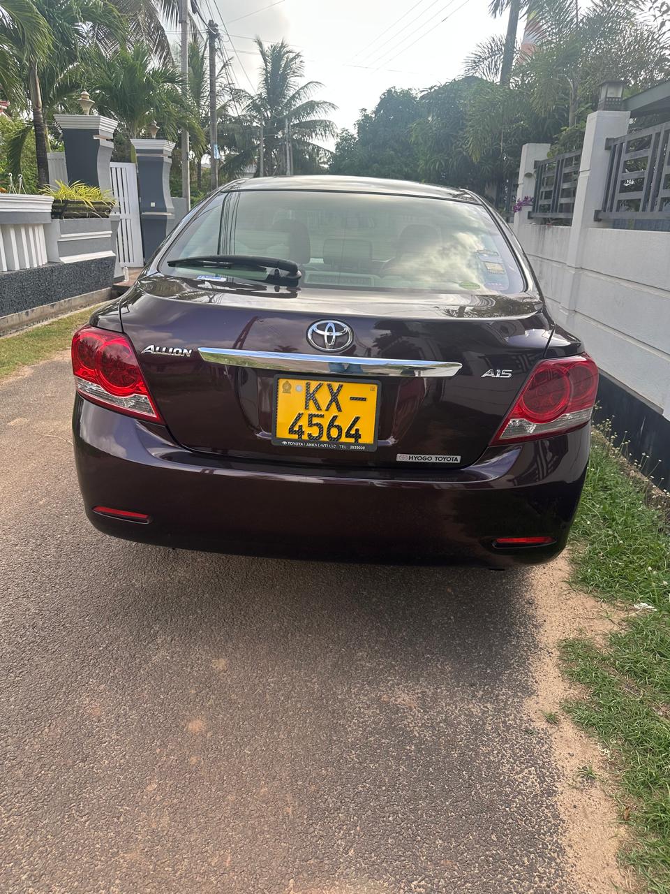 Toyota Allion A15 2013