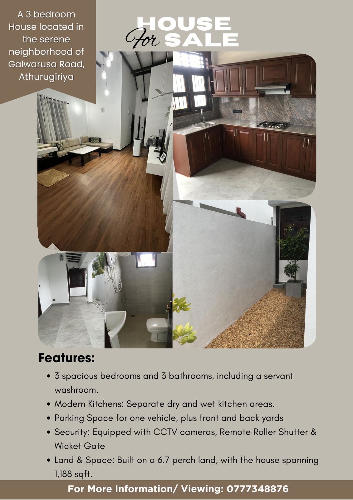 House For Sale In Athurugiriya