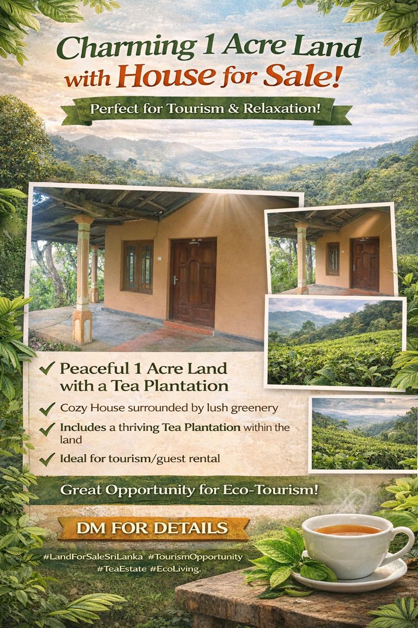 1 Acre Land with House for Sale – Walhaputhana