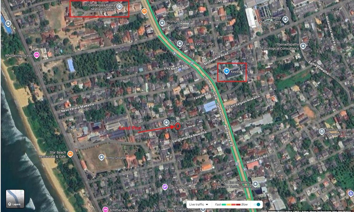 Land for Sale near Panadura Galle Road | පානදුර ගාලු පාරට පෙනෙන දුරින් අගනා ඉඩමක්