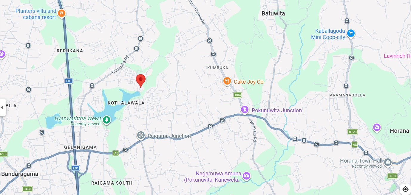 Land for Sale Kothalawala, Bandaragama
