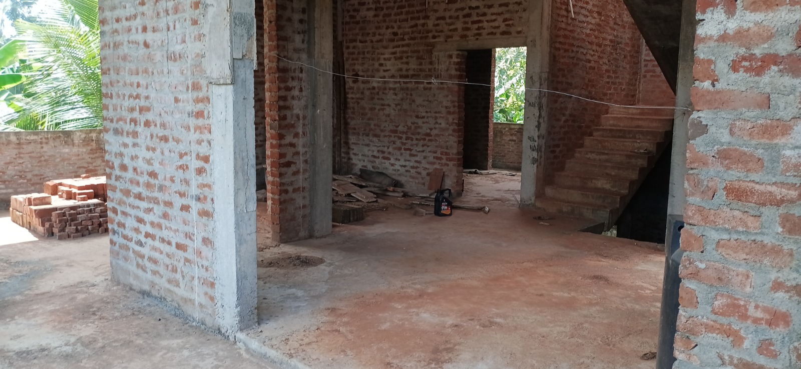 8.9P Land With 3-Story Partially Built House Pannipitiya
