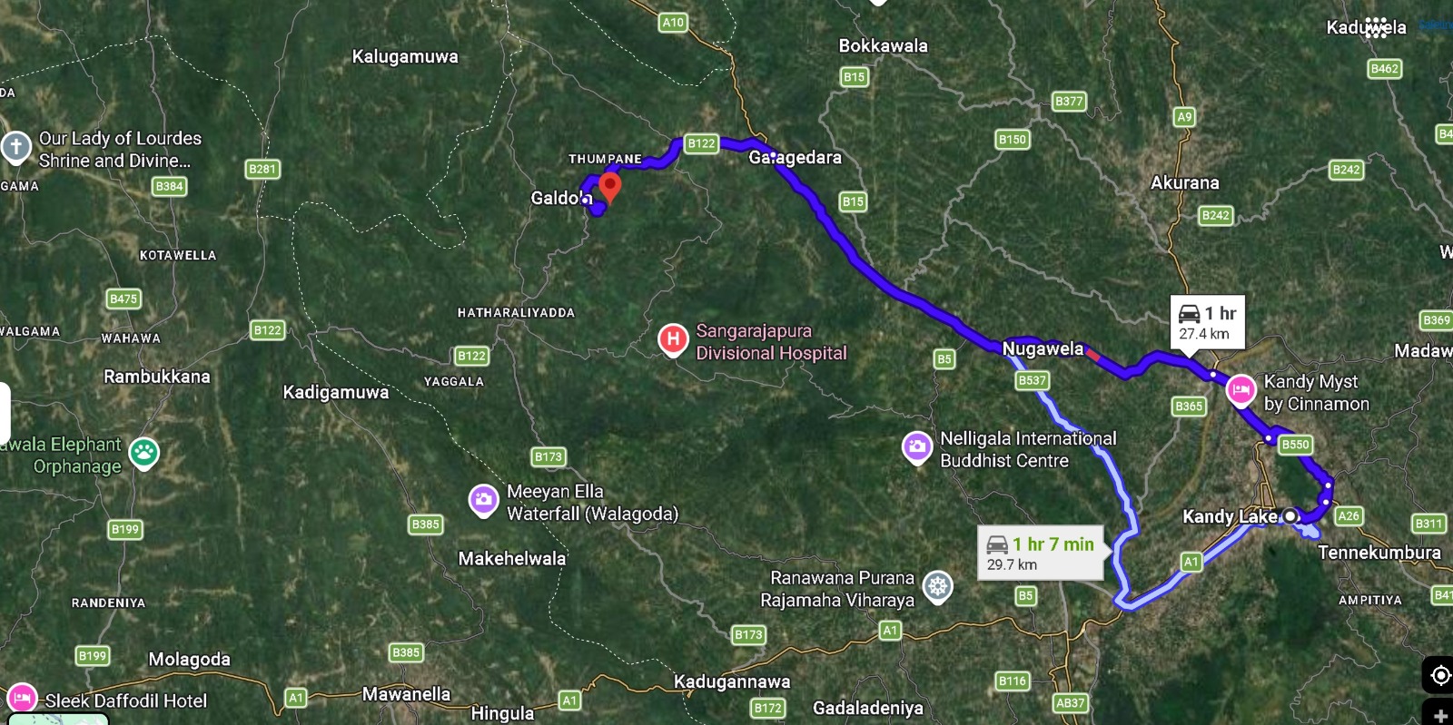 40-Acre Tropical Land  For Sell Galagedara