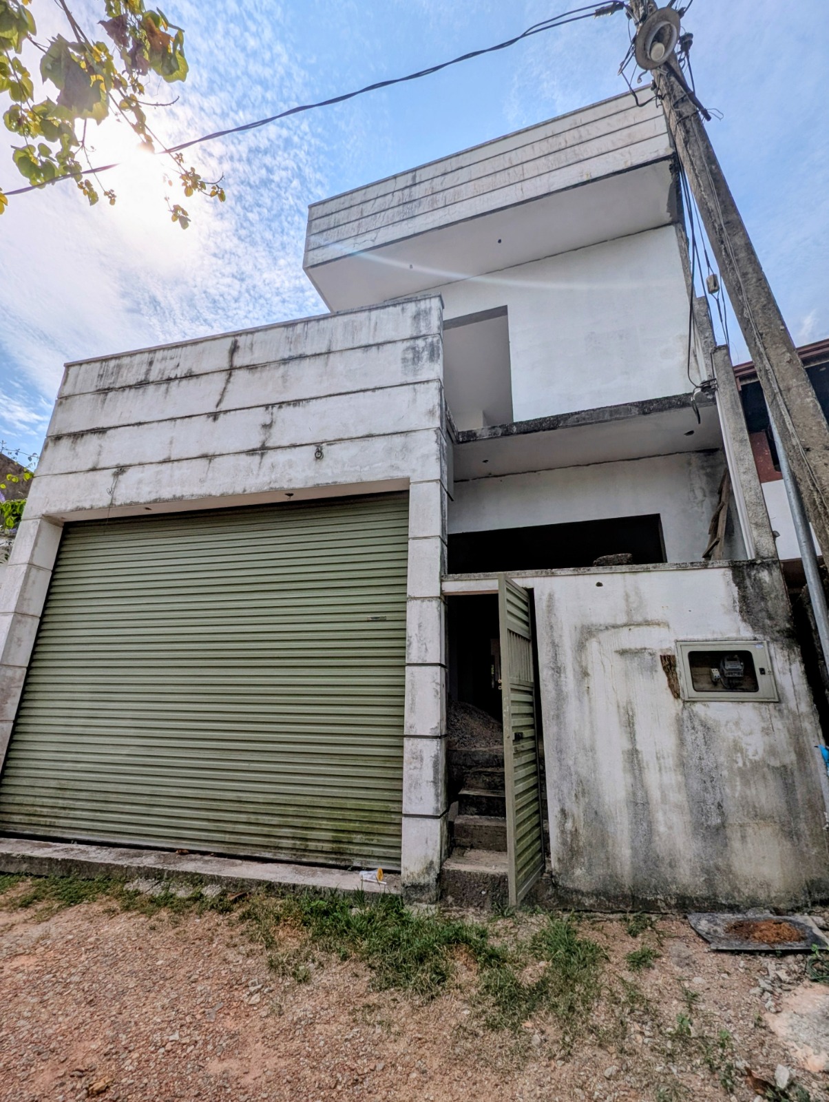 Partly completed 2-story house for sale at Malabe