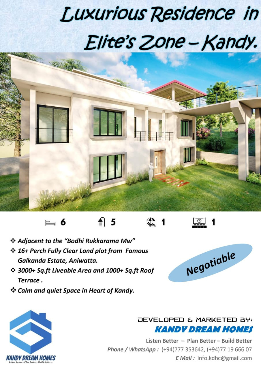 PEACEFUL LUXURY LIVING IN THE HEART OF KAND