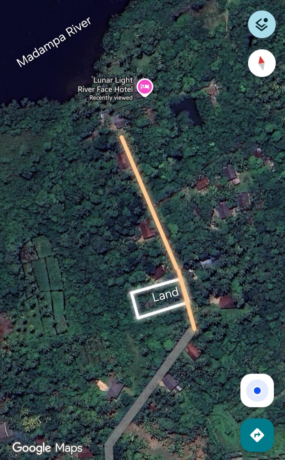 Land for Sale Near Madampa River Ambalangoda