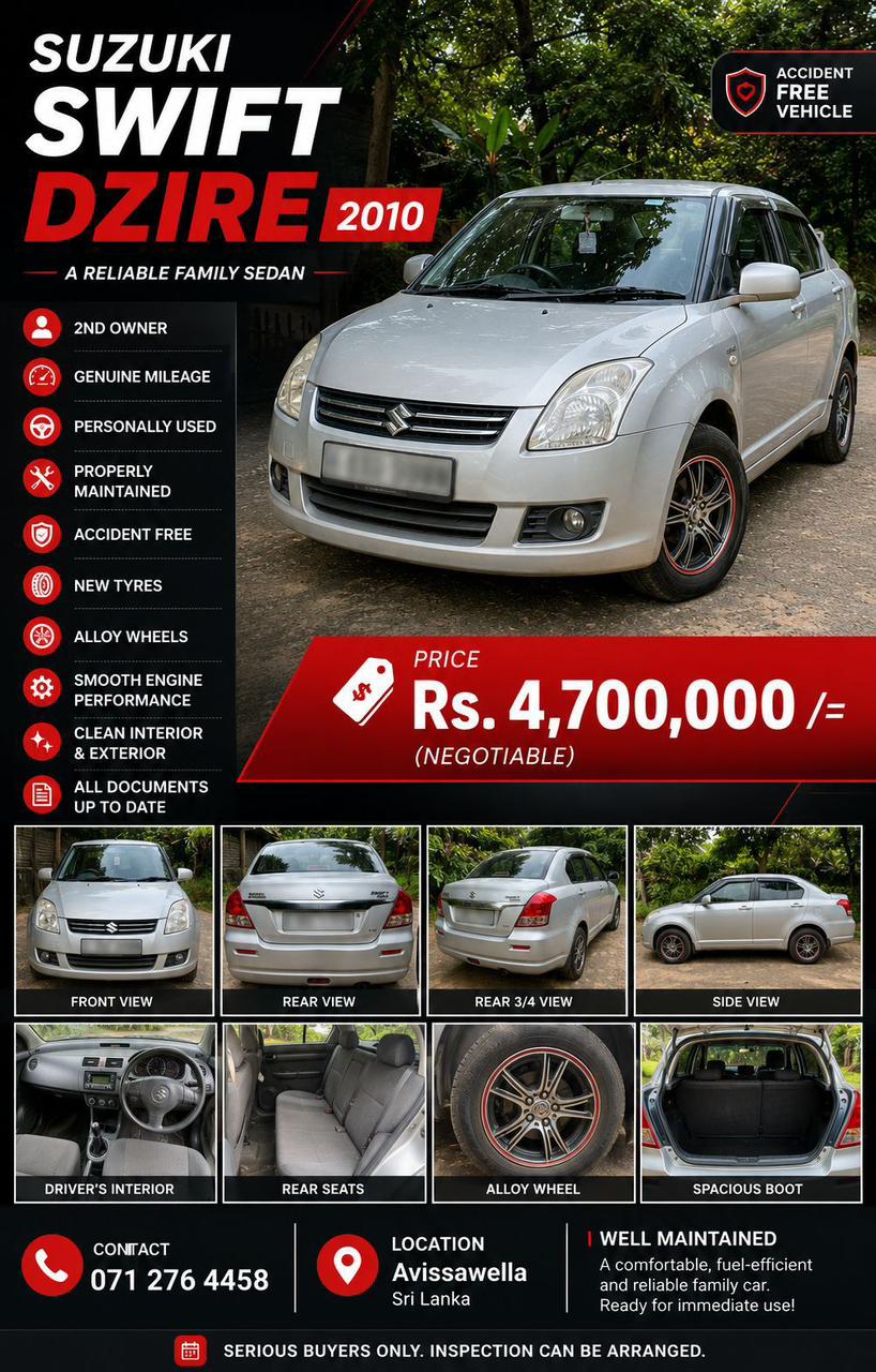 Suzuki Dzire 2010