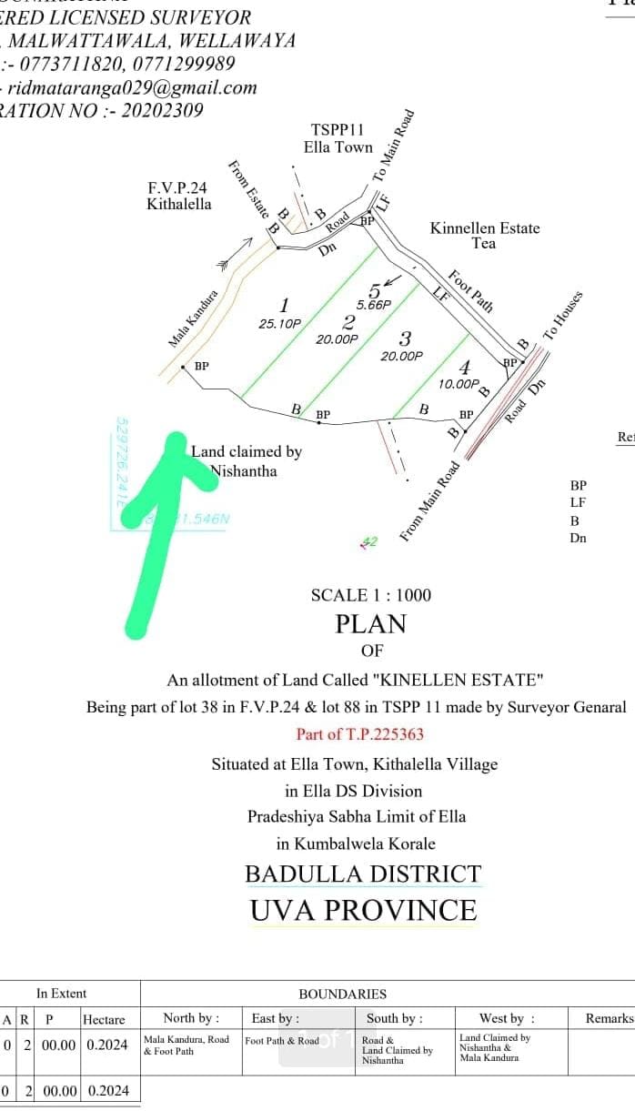 Land for Sale in Ella