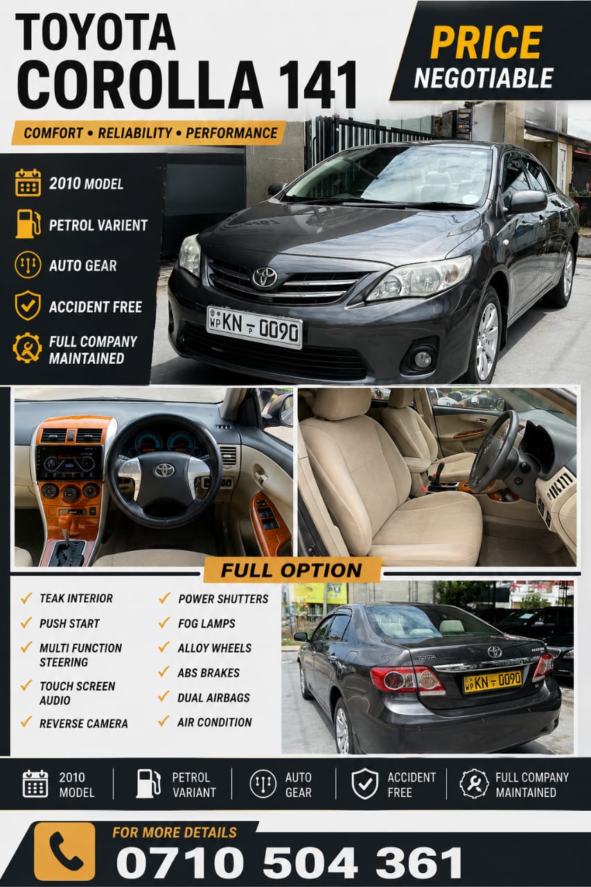 Toyota Corolla 141 2010