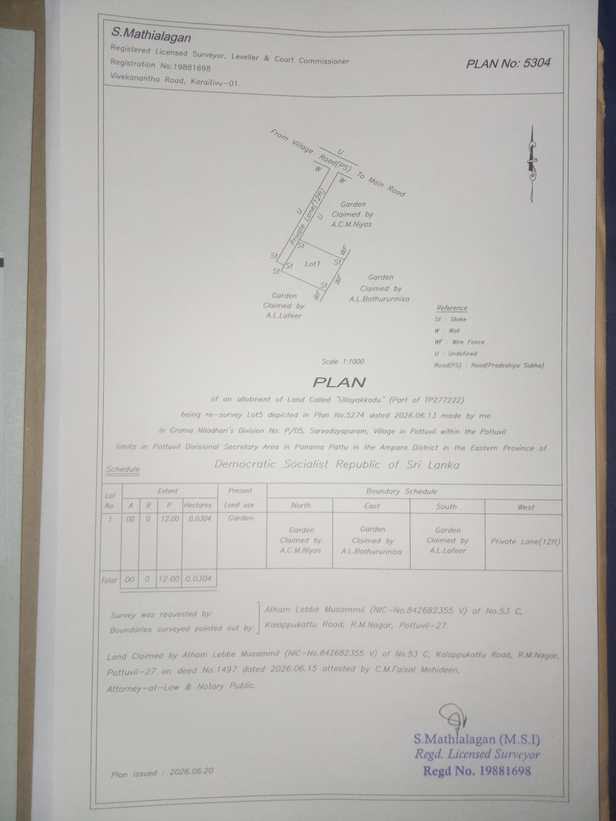 Land For Sale In Arugam Bay