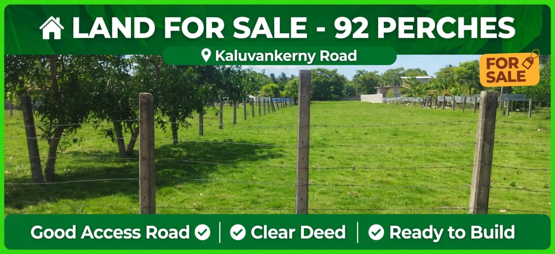 Land for Sale Batticloa