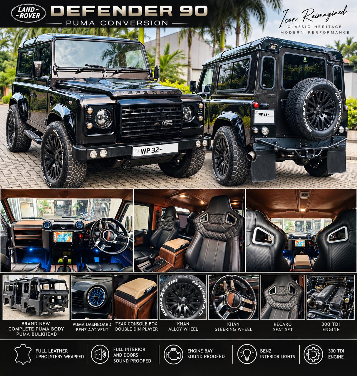 Land Rover Defender Puma Conversion 1958