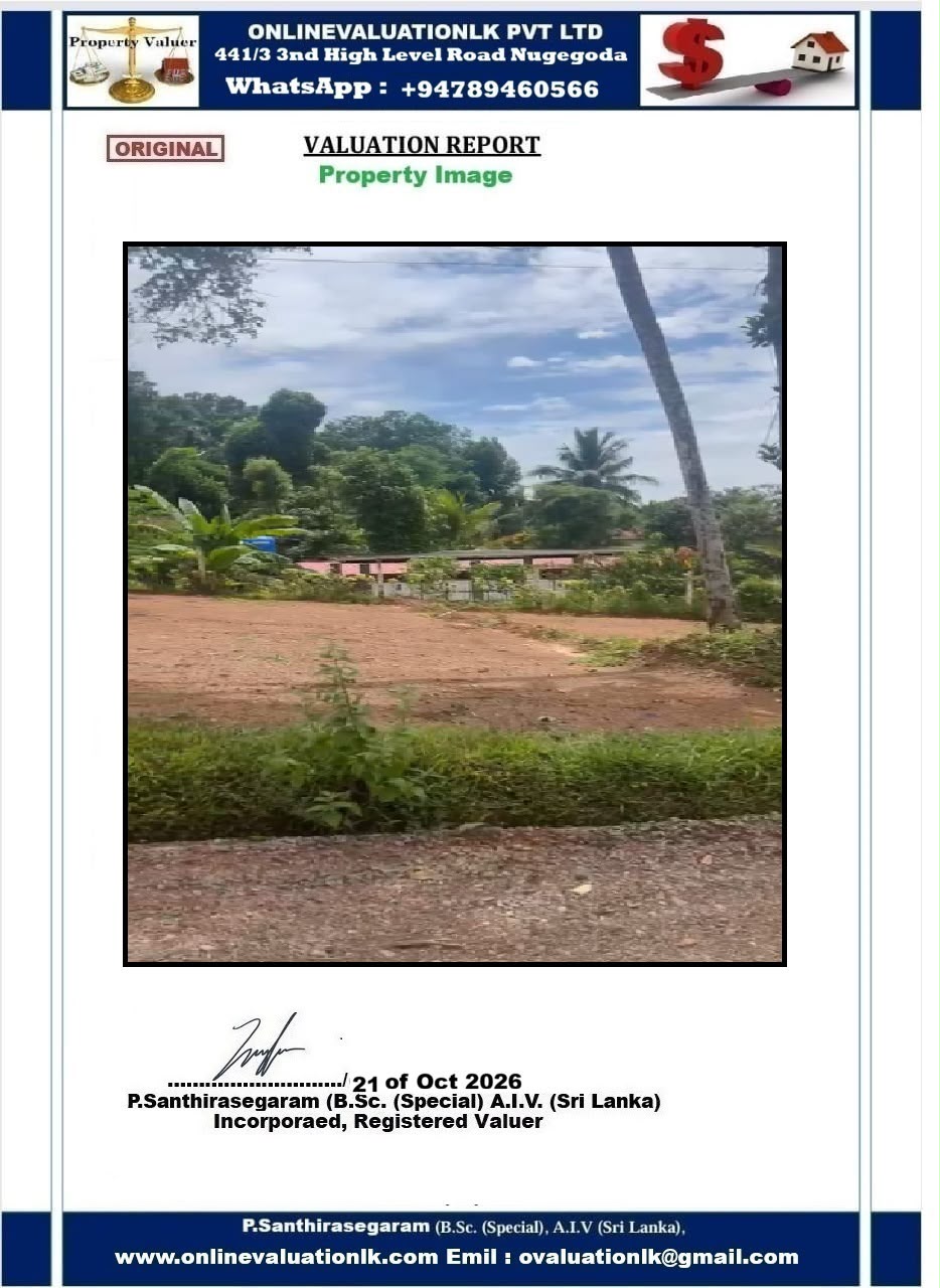 Land For Sale In Odeliya Housing Scheme Ja-Ela